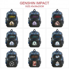 Genshin Impact game nylon backpack bag