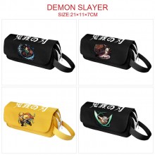 Demon Slayer anime canvas pen case pencil bag