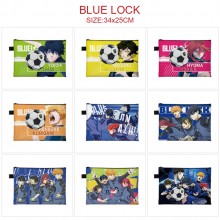 Blue Lock anime A4 file folder documents bag