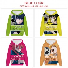 Blue Lock anime long sleeve hoodie sweater cloth