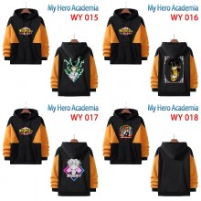 My Hero Academia anime cotton long sleeve hoodies ...