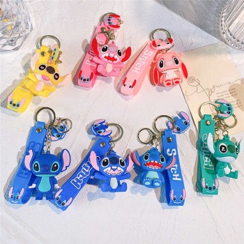 Stitch anime figure doll key chains