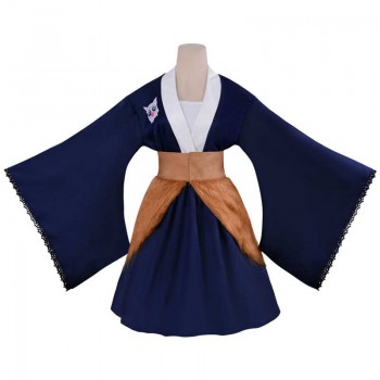 Demon Slayer Hashibira Inosuke anime cosplay Maid dress cloth costumes