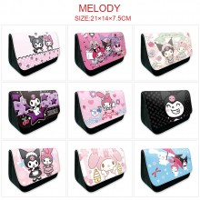 Melody Kuromi anime pen bag pencil bag