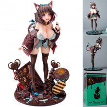 Yaman Mauve Cat Ear Girl hard chest anime sexy fig...