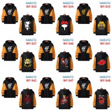 Naruto anime cotton long sleeve hoodies cloth