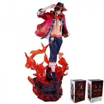 One Piece Portgas D Ace anime figure(can lighting)