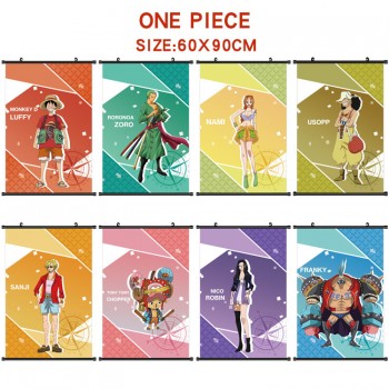 One Piece anime wall scroll wallscrolls 60*90CM