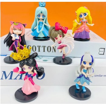 Fairy dream YeLuoLi anime figures set(6pcs a set)(OPP bag)