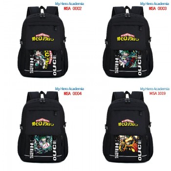 My Hero Academia anime backpack bag