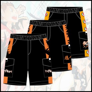 Haikyuu anime cotton shorts middle pants