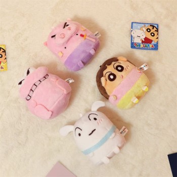 Crayon Shin-chan anime plush doll key chain