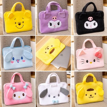 Melody Cinnamoroll Kuromi Kitty plushie laptop case ipad bags