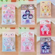 Melody Cinnamoroll Kuromi Kitty hanging hooks