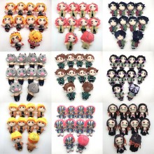 6inches Demon Slayer anime plush dolls set(10pcs a...