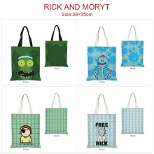 Rick and Morty anime shopping bag handbag