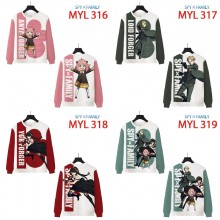 SPY FAMILY anime thin round neck hoodies cloth