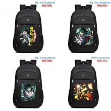 My Hero Academia anime backpack bag