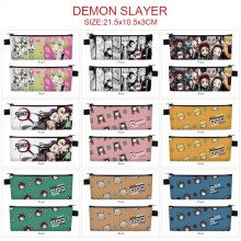 Demon Slayer anime PU zipper pen case pencil bag