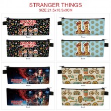 Stranger Things PU zipper pen case pencil bag