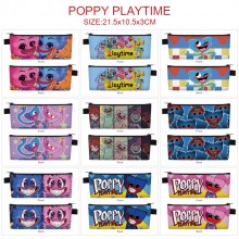 Poppy Playtime game PU zipper pen case pencil bag