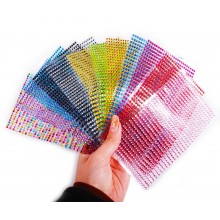 colorful acrylic stickers 3-6mm