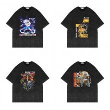 Hunter x Hunter 280g anime heavy short sleeve cotton t-shirt t shirts street wear