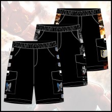 Attack on Titan anime cotton shorts middle pants