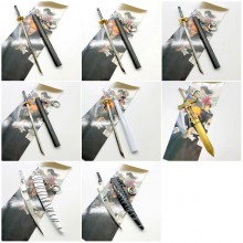 Bleach anime alloy mini knife sword key chain