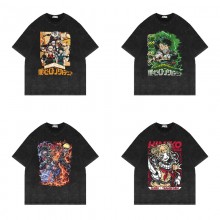 My Hero Academia 280g heavy short sleeve cotton t-shirt t shirts street wear