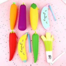 Fruits Vegetables Cats claw silicon pen bag pencil...