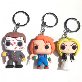 Chucky figure doll key chains