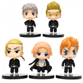 Tokyo Revengers anime figures set(5pcs a set)(OPP bag)