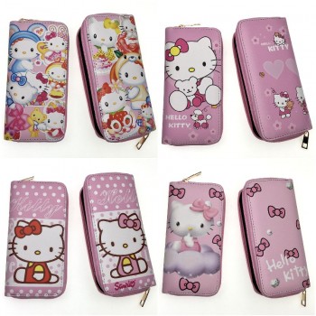 Sanrio Melody Hello kitty Cinnamoroll Kuromi anime zipper long wallet