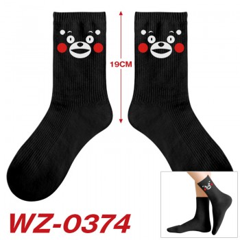 Kumamon anime cotton socks(price for 5pairs)