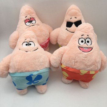 10inche Spongebob Patrick Star anime plush dolls set(4pcs a set)