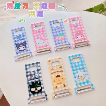 Sanrio Melody kitty Cinnamoroll Kuromi paner paring knife bottle opener