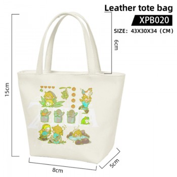 The Legend of Zelda game waterproof leather tote bag handbag