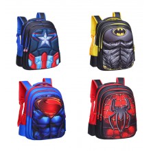 Spider Super Man Batman 3D backpack bag