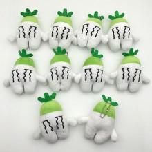 4.5inches carrot turnip anime plush doll set(10pcs...