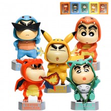 Crayon Shin-chan cos Pikachu Charmander Psyduck an...