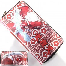 Inuyasha anime zipper long wallet purse