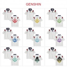 Genshin Impact game short sleeve cotton t-shirt t shirts