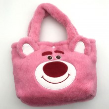 Lotso anime plush satchel shoulder bag 28*20CM