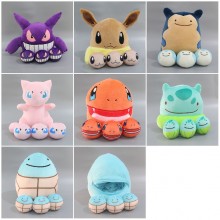 8inches Pokemon Snorlax Charmander Squirtle anime plush doll