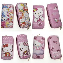 Sanrio Melody Hello kitty Cinnamoroll Kuromi anime zipper long wallet