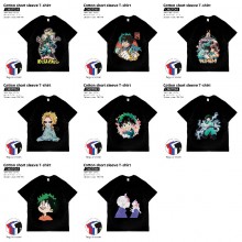 My Hero Academia anime cotton short sleeve t-shirt...