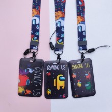 Among Us game ID cards holders cases lanyard key chain