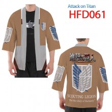 Attack on Titan anime short kimono cloak mantle