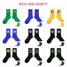 Rick and Morty anime cotton socks(price for 5pairs...